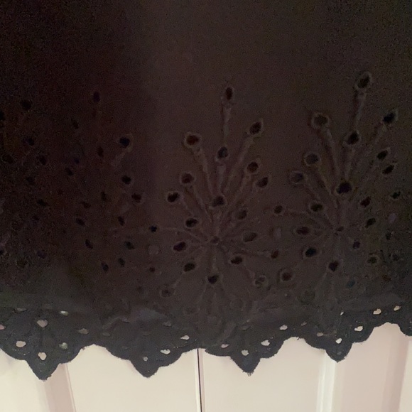 Joie Silk dress with eyelet trim medium - Picture 2 of 4